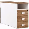 Тумба приставная для сдвоенной столешницы, 6 ящиков с двух сторон