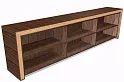 Стеллаж низкий трёхмодульный