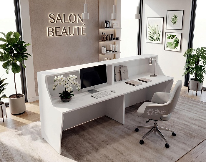 фото ресепшн Комфорт Белый					 №3					