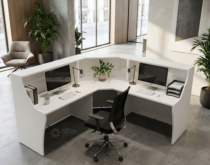 фото ресепшн Комфорт Белый					