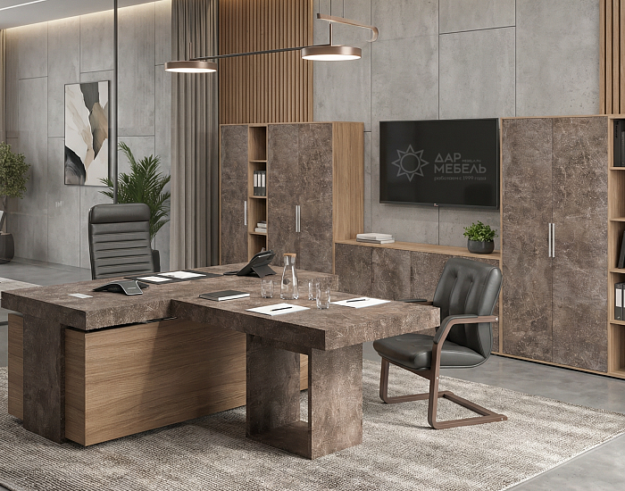 фото кабинет Бетон +					 №2					