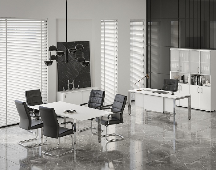 фото кабинет Оникс Люкс Белый					 №4					